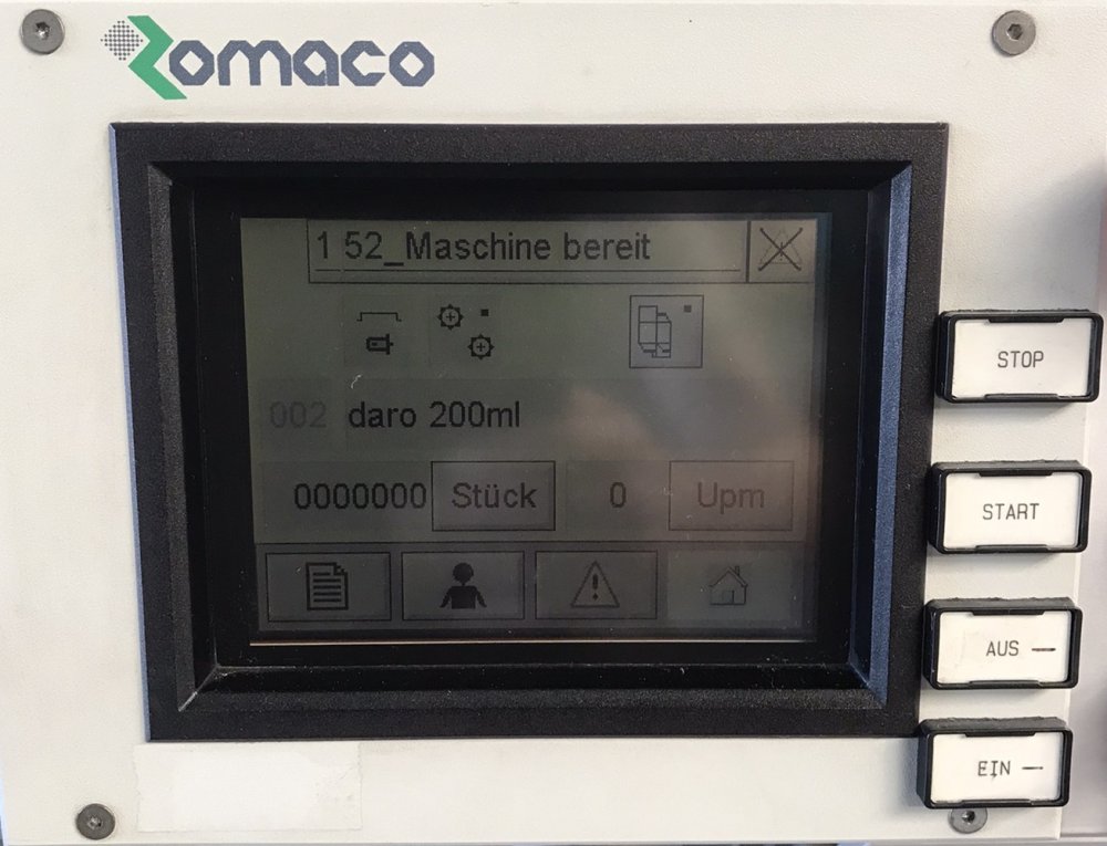 ROMACO Promatic Bipak Vertikal-Kartonierer