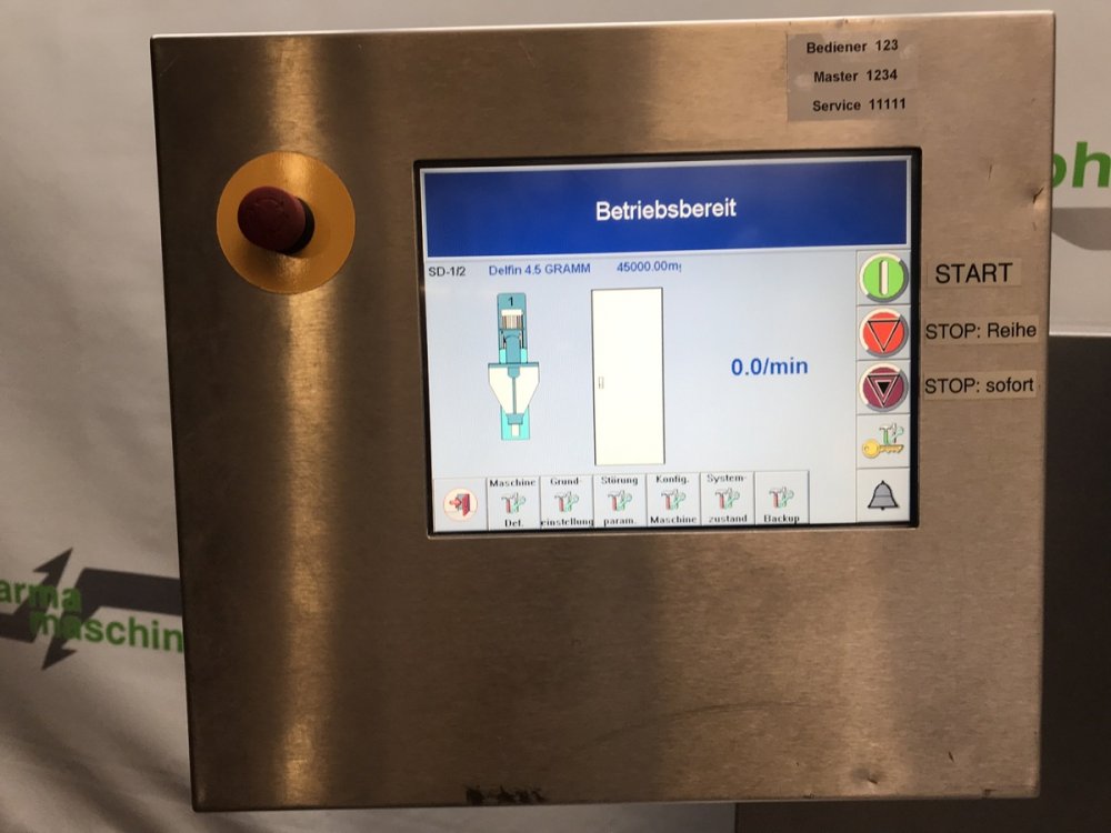 OPTIMA SD 1 1-stelliger Schneckendosierfüller mit Kreuztisch