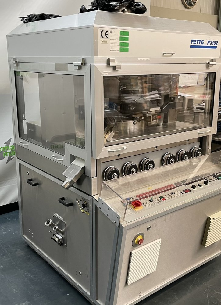 FETTE P 3102 EU-B 45 Estaciones Prensa de comprimidos de doble capa y ciclo continuo