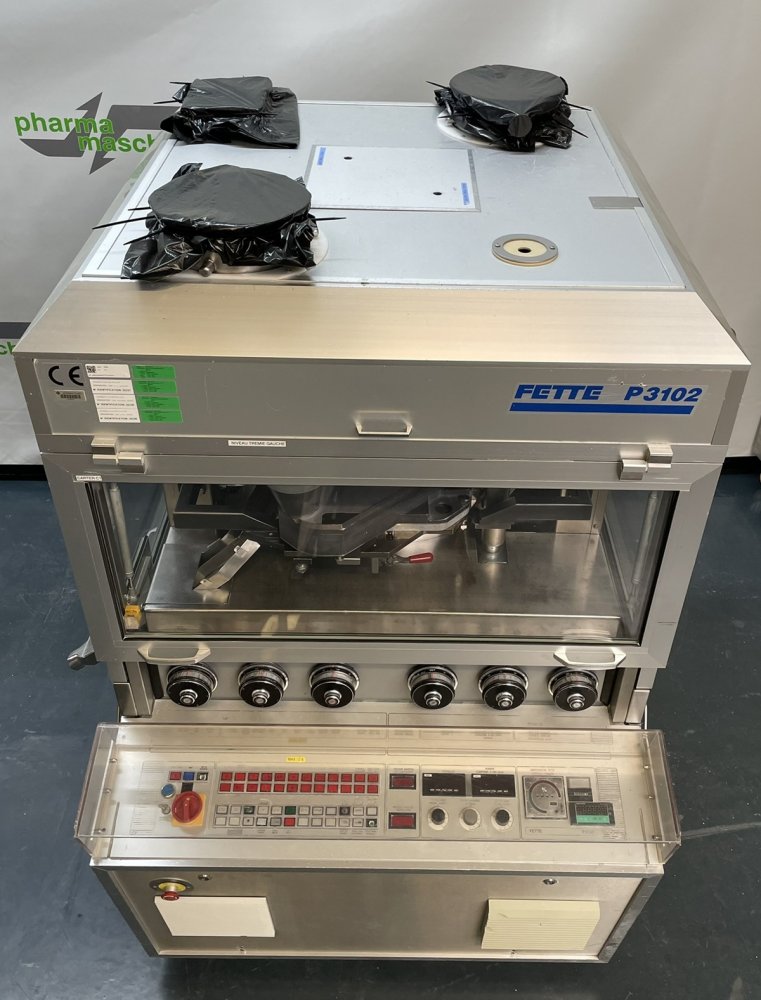 FETTE P 3102 EU-B 45 Estaciones Prensa de comprimidos de doble capa y ciclo continuo