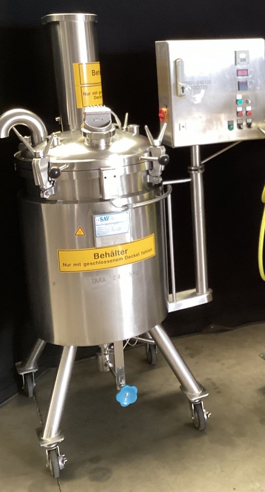SAV Rührwerksbehälter 200L - mobil mit Isoliermantel