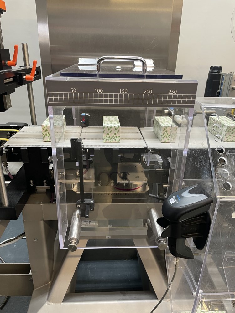 OCS TQS-HC-A Serialisierung, Waage, Temper-Evident-Etikettierung für Faltschachteln