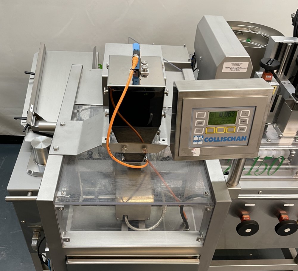 ZELLWAG Z-150 S - COLLISCHAN S 703 Pulverfüll- und Verschließmaschine