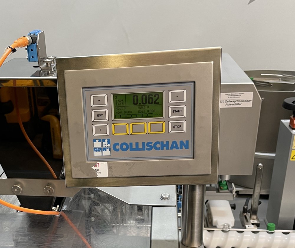 ZELLWAG Z-150 S - COLLISCHAN S 703 Pulverfüll- und Verschließmaschine