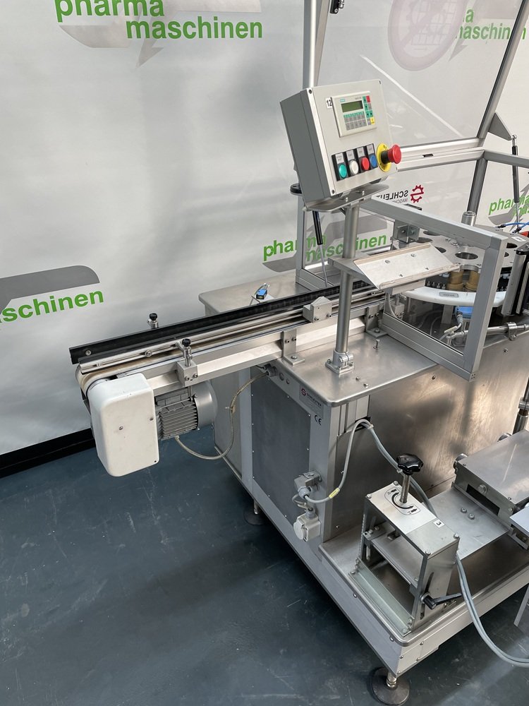 SCHLEUTER GU R8 / VIALS Etiqueteuse pour objets ronds