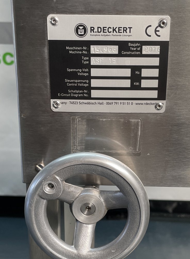 DECKERT ASF 15 Vial / bottle unpacker