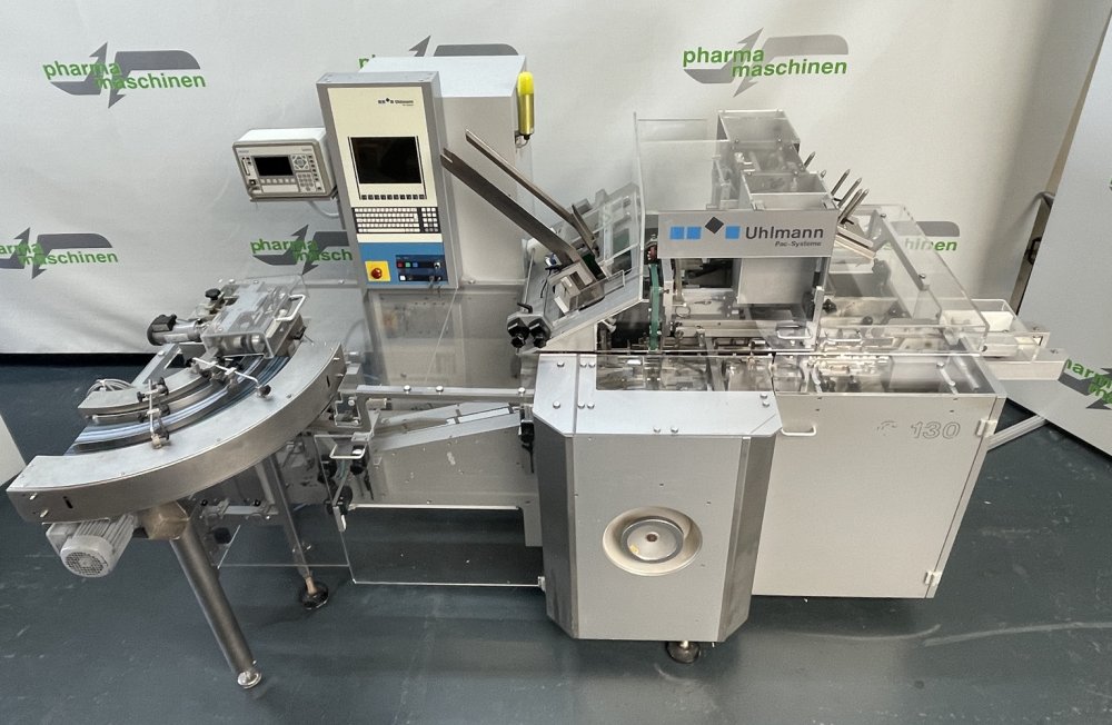 UHLMANN C 130 Kartoniermaschine mit Blisterzuführung