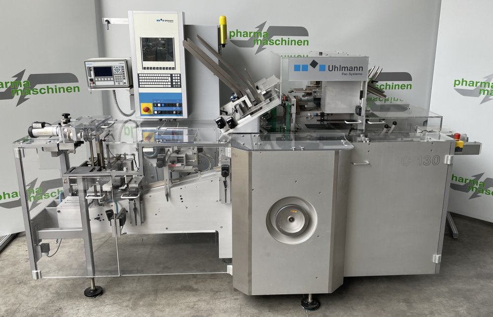 UHLMANN C 130 Encajadora con alimentador de blísteres