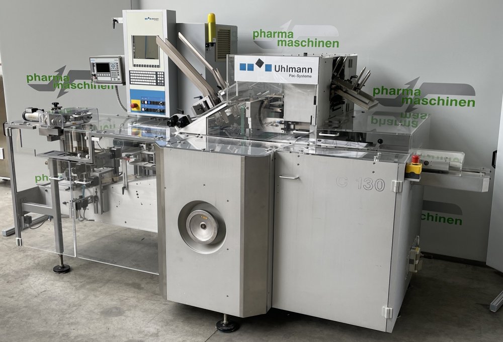UHLMANN C 130 Encajadora con alimentador de blísteres