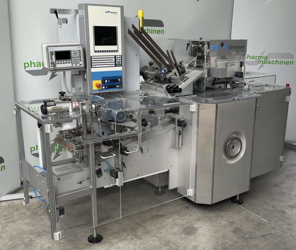 UHLMANN C 130 Encajadora con alimentador de blísteres