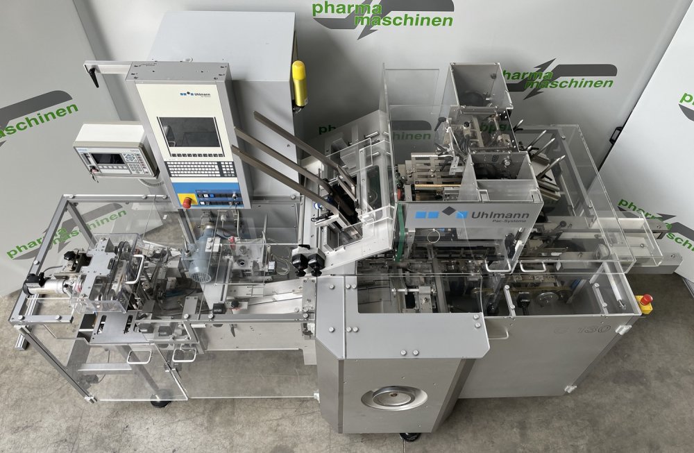 UHLMANN C 130 Encajadora con alimentador de blísteres