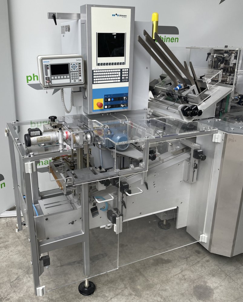 UHLMANN C 130 Encajadora con alimentador de blísteres
