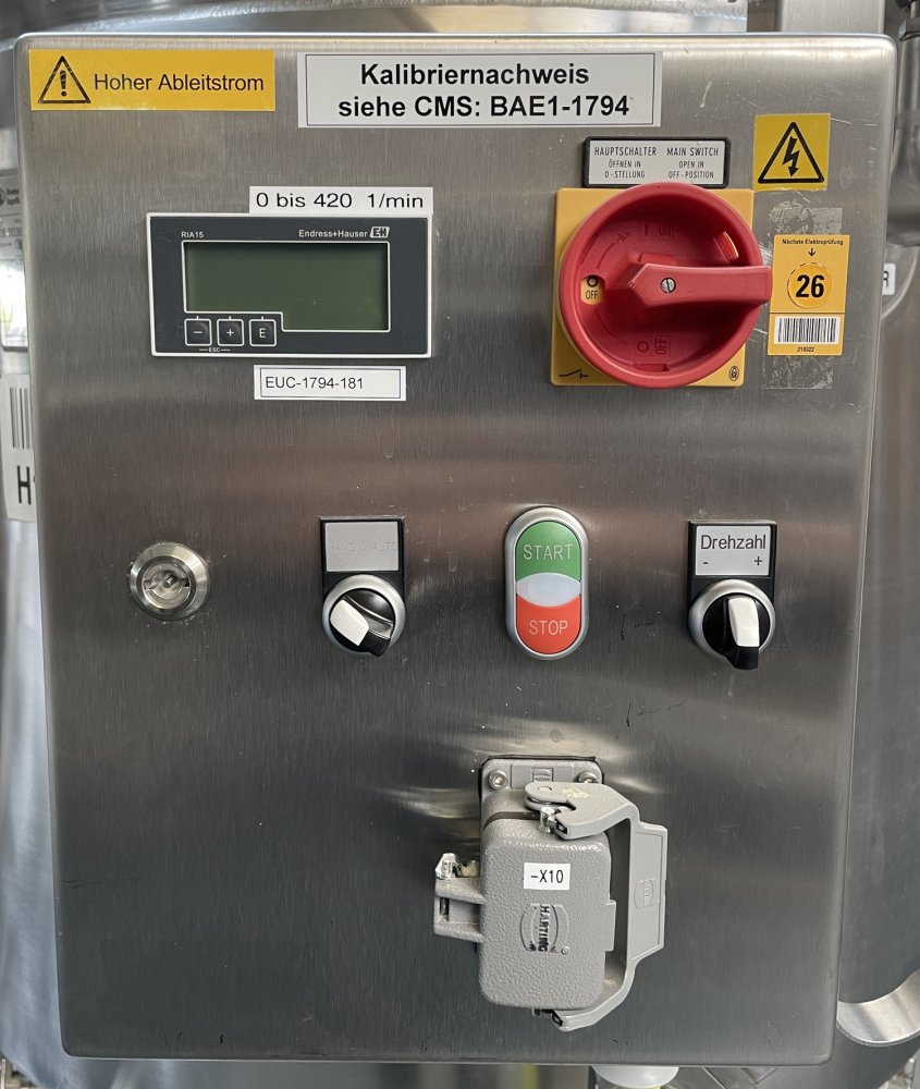 VÖGELE Apparatebau Depósito con agitador de 692 L