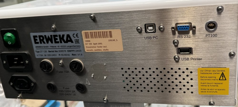 ERWEKA DTDT 126 light + DH1520