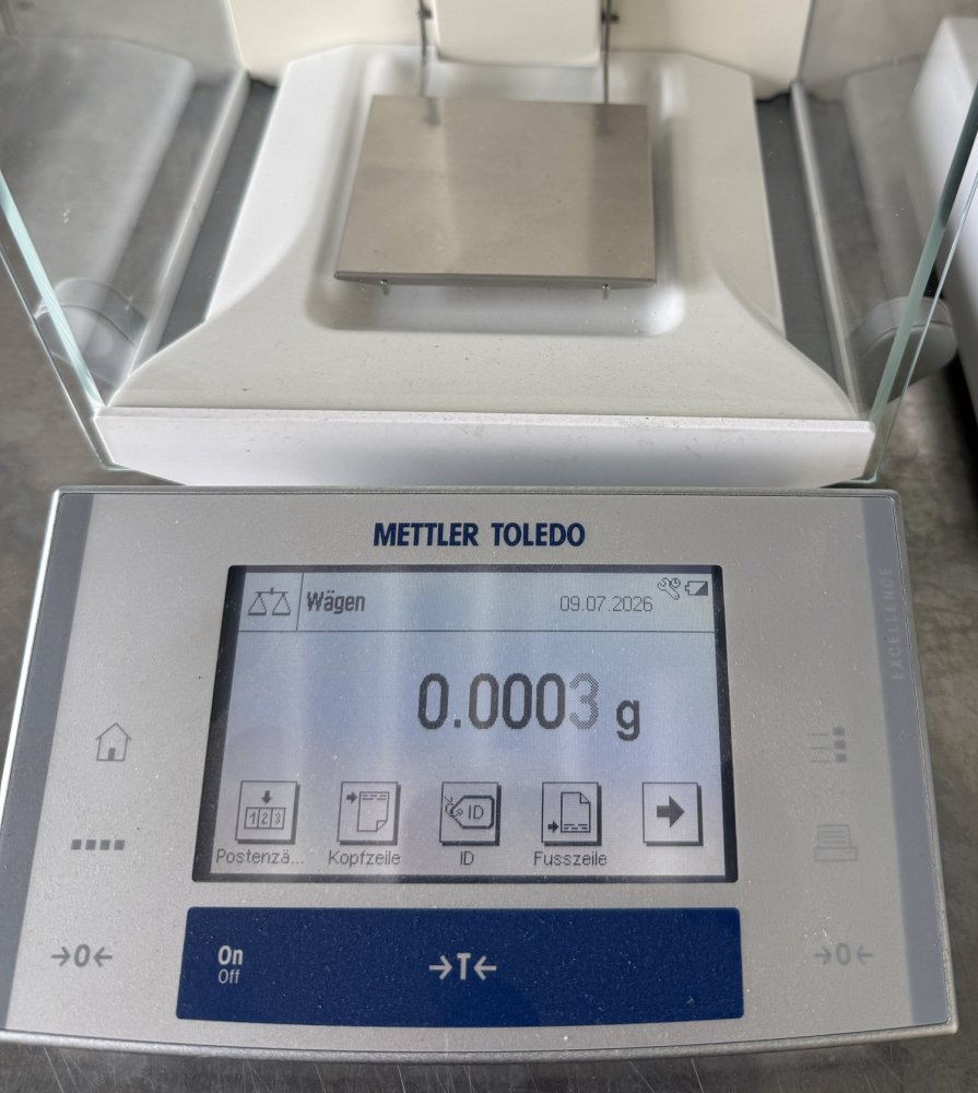 METTLER TOLEDO XS 204 Analysenwaage mit Drucker RS-P42