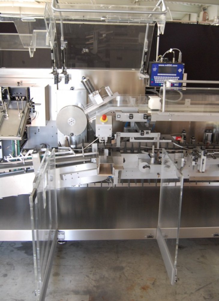 UHLMANN C 2155 Encajadora con alimentador de blísteres