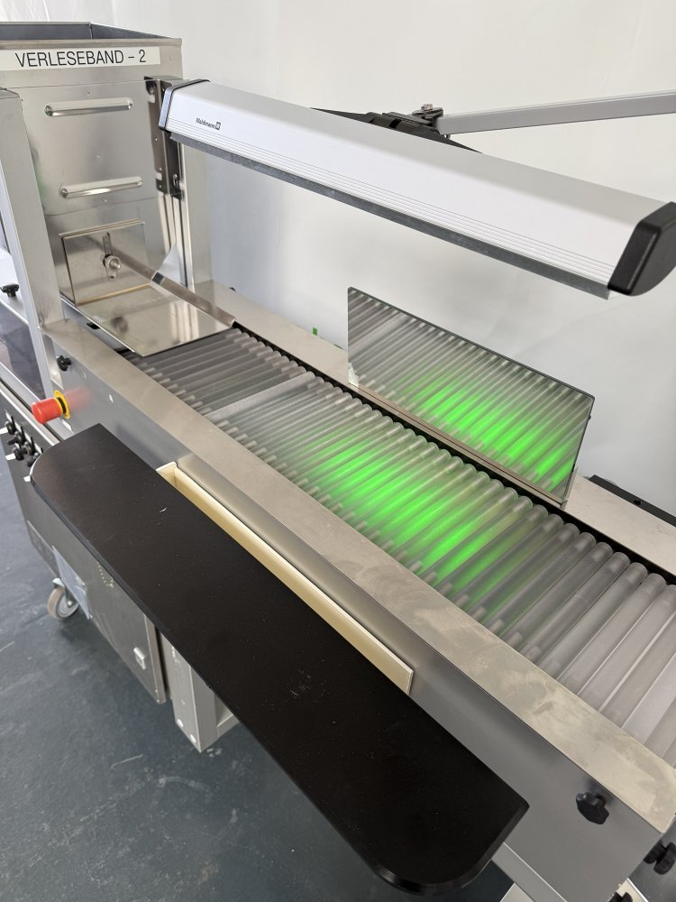 SEIDENADER V 50-2 Verleseband für Hart- und Weichgelatinekapseln, Tabletten und Dragees