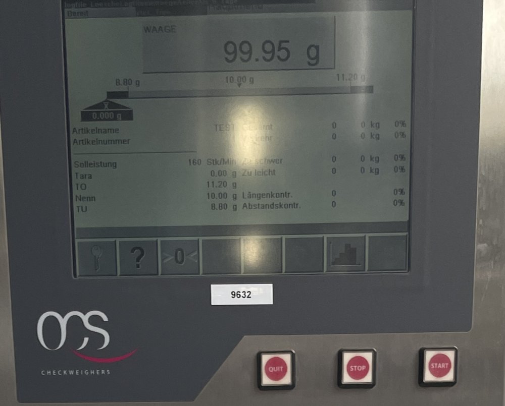 OCS HC Kontrollwaage bis 750 g